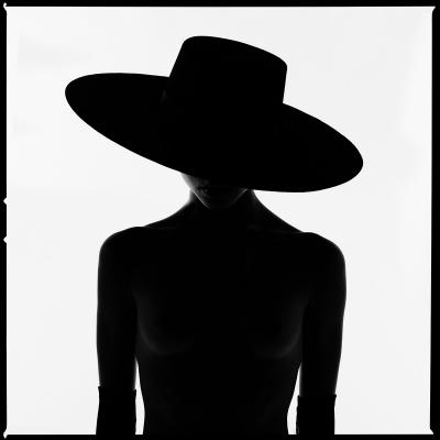 Tyler Shields Hat and Gloves Silhouette