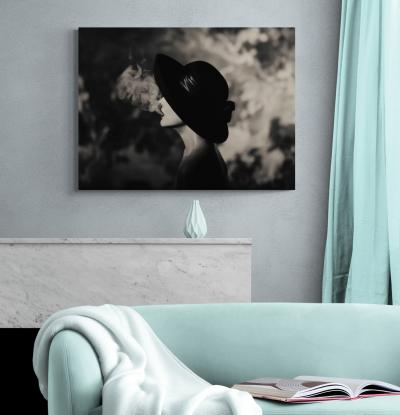 Tyler Shields Hat with Smoke