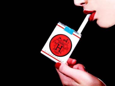 Tyler Shields Hermes Cigarettes