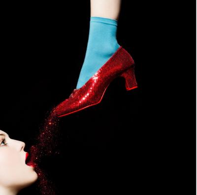 Tyler Shields Ruby Slippers