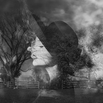 Tyler Shields The Lady on the Farm Double Exposure