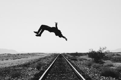 Tyler Shields Train Tracks