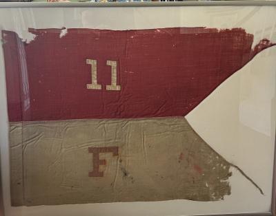 U S Army Model 1885 Cavalry Guidon 11th Cavalry Second Squadron Troop F 