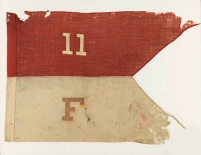 U S Army Model 1885 Cavalry Guidon 11th Cavalry Second Squadron Troop F 