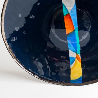 ULLA OHLSON ULLA OHLSON GLASS BOWL FOR LINDSHAMMAR SWEDEN 2006