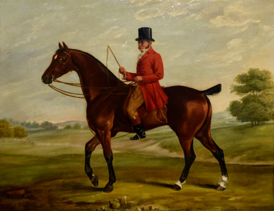 UNKNOWN ARTIST REDCOAT ON HORSE