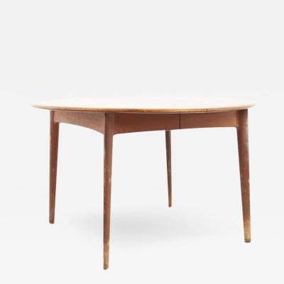 Uldum Mobelfabrik Style Mid Century Danish Teak Round Dining Table