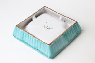 Ulisse Cantagalli Ceramic Tray by Amerigo Menegatti for Cantagalli 1960 Italy