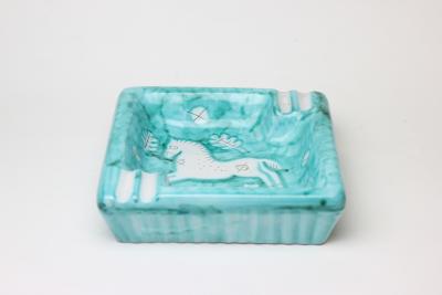 Ulisse Cantagalli Ceramic Tray by Amerigo Menegatti for Cantagalli 1960 Italy