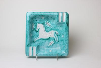 Ulisse Cantagalli Ceramic Tray by Amerigo Menegatti for Cantagalli 1960 Italy