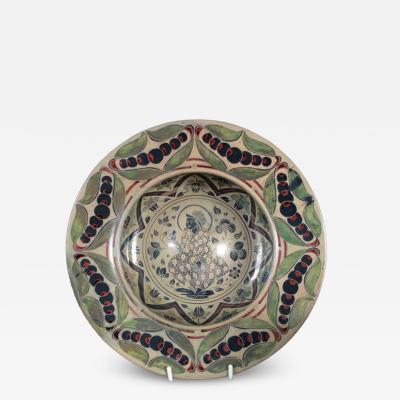 Ulisse Cantagalli Italian Buddha Bowl circa 1880 Signed Cantagalli