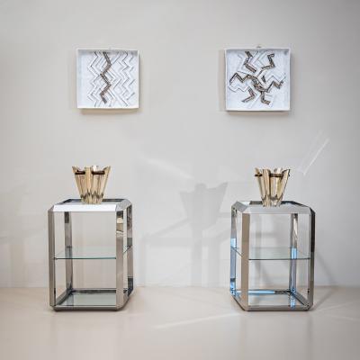 Ulisse Pagliari Ulisse Pagliari XX Pair of Wall Objects Italy dated 1967