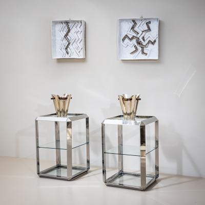 Ulisse Pagliari Ulisse Pagliari XX Pair of Wall Objects Italy dated 1967