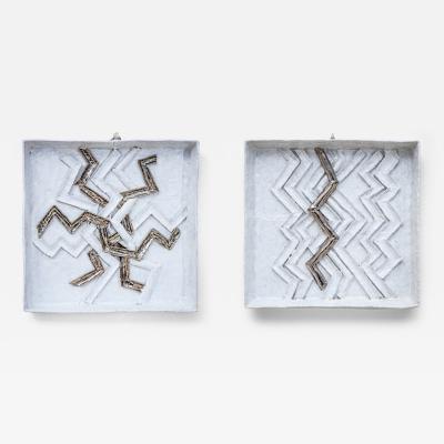 Ulisse Pagliari Ulisse Pagliari XX Pair of Wall Objects Italy dated 1967