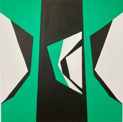 Ulla Pedersen Cut Up Canvas 2002 Abstract painting 2020
