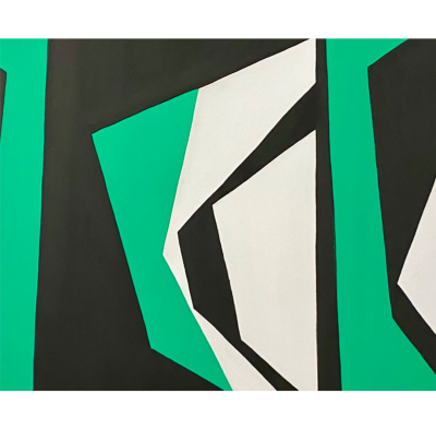 Ulla Pedersen Cut Up Canvas 2002 Abstract painting 2020