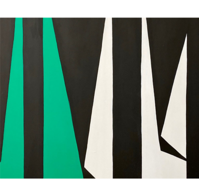 Ulla Pedersen Cut Up Canvas 2003 Abstract painting 2020