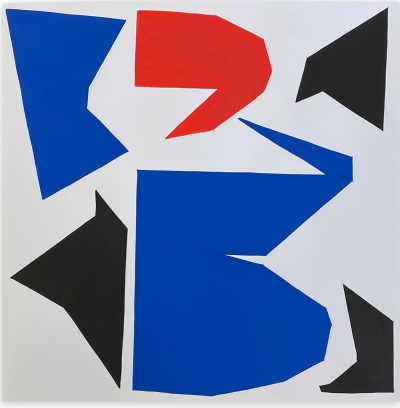Ulla Pedersen Cut Up Paper 2005 Abstract painting 2020