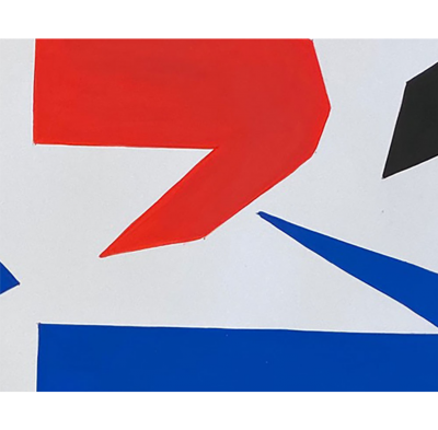 Ulla Pedersen Cut Up Paper 2005 Abstract painting 2020