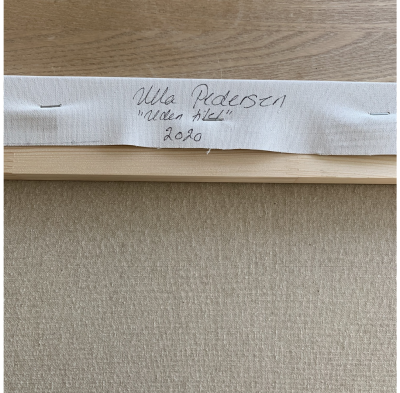 Ulla Pedersen Untitled White 2009 Abstract painting 2020