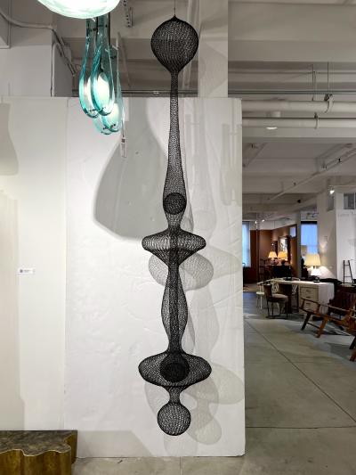 Ulrikk Dufosse Organic Woven Mesh Wire Sculpture by Ulrikk Dufosse