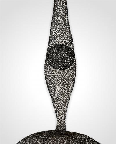 Ulrikk Dufosse Organic Woven Mesh Wire Sculpture by Ulrikk Dufosse
