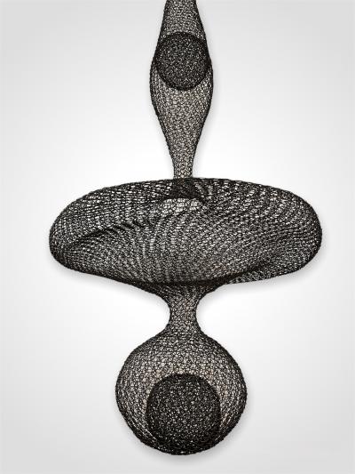 Ulrikk Dufosse Organic Woven Mesh Wire Sculpture by Ulrikk Dufosse