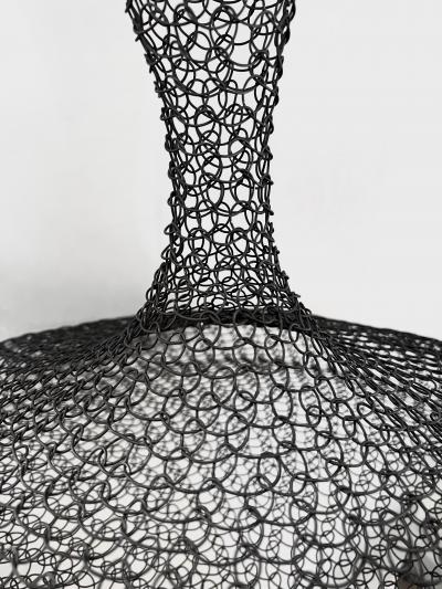 Ulrikk Dufosse Organic Woven Mesh Wire Sculpture by Ulrikk Dufosse