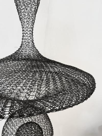 Ulrikk Dufosse Organic Woven Mesh Wire Sculpture by Ulrikk Dufosse