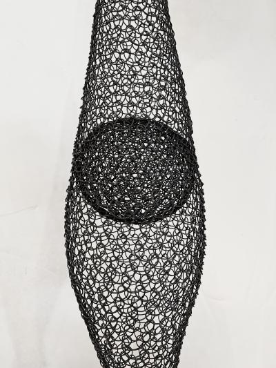 Ulrikk Dufosse Organic Woven Mesh Wire Sculpture by Ulrikk Dufosse