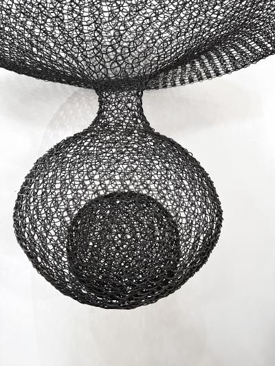 Ulrikk Dufosse Organic Woven Mesh Wire Sculpture by Ulrikk Dufosse