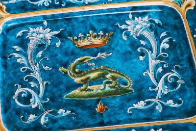 Ulysse Blois Renaissance Style Earthenware Dish France 19th Century