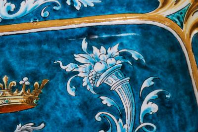 Ulysse Blois Renaissance Style Earthenware Dish France 19th Century