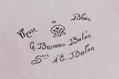 Ulysse Blois Renaissance Style Earthenware Dish France 19th Century