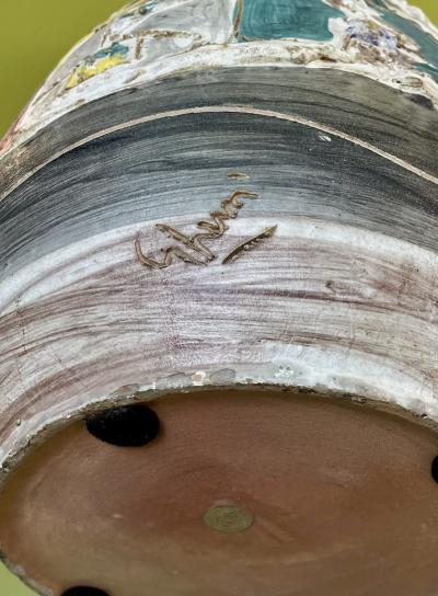 Umberto Ghersi Large Sculptural Vase