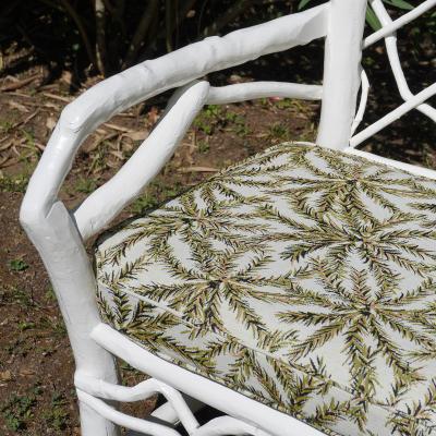 Umberto Pasti PAIR OF LOW ARMCHAIRS ROYAL in white lacquered arbutus 2026