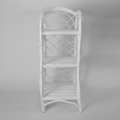 Umberto Pasti WHITE LACQUER ROOT BOOKSHELF