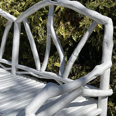 Umberto Pasti WHITE LACQUER ROOT WIDE BENCH 74