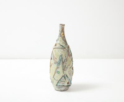 Umberto Zannoni Ceramic Bottle by Umberto Zannoni