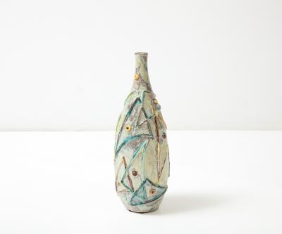 Umberto Zannoni Ceramic Bottle by Umberto Zannoni