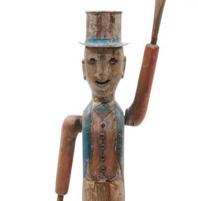 Uncle Sam Whirligig American probably New England or New York State 1876 1890