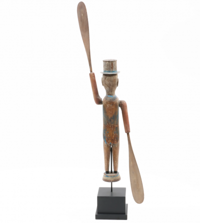 Uncle Sam Whirligig American probably New England or New York State 1876 1890