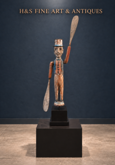 Uncle Sam Whirligig American probably New England or New York State 1876 1890