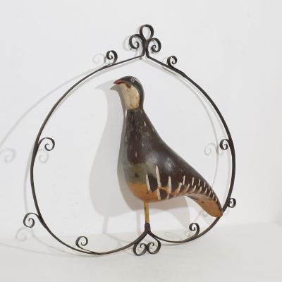 Unique 19th Century French Shop Sign with a Grouse
