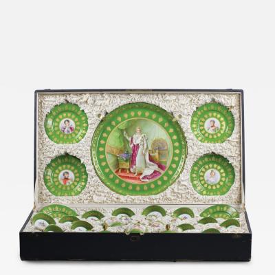 Unique Ceremonial Table Service With Portraits Of Emperor Napoleon I