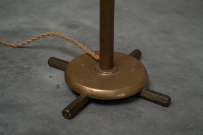 Unique Floor Lamp in Patinated Copper 1960s