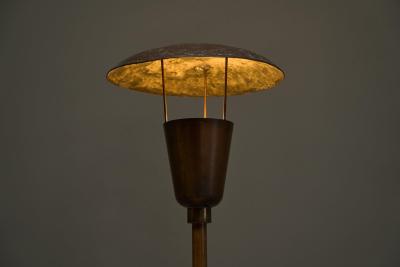 Unique Floor Lamp in Patinated Copper 1960s