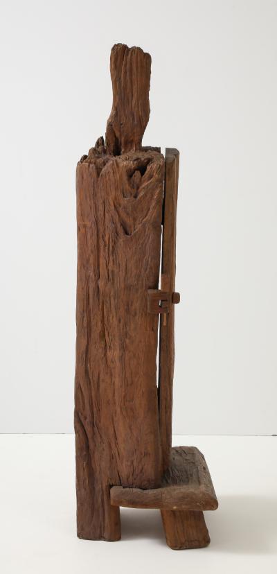 Unique Hand Carved Cabinet in the style of Alexandre Noll