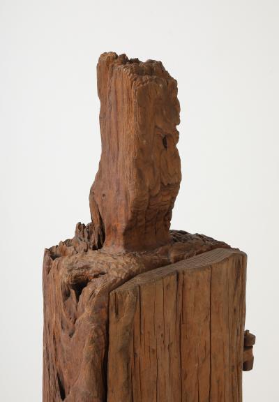 Unique Hand Carved Cabinet in the style of Alexandre Noll