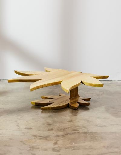 Unique Handmade Ash Coffee Table by Tam s Fecske 2020s